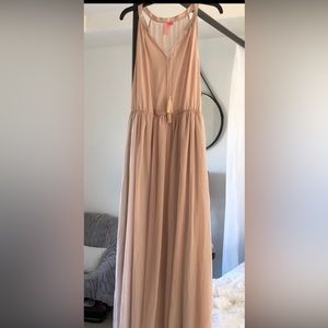 PEACH ROYAL DRESS
